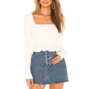 superdown priscilla ribbed top